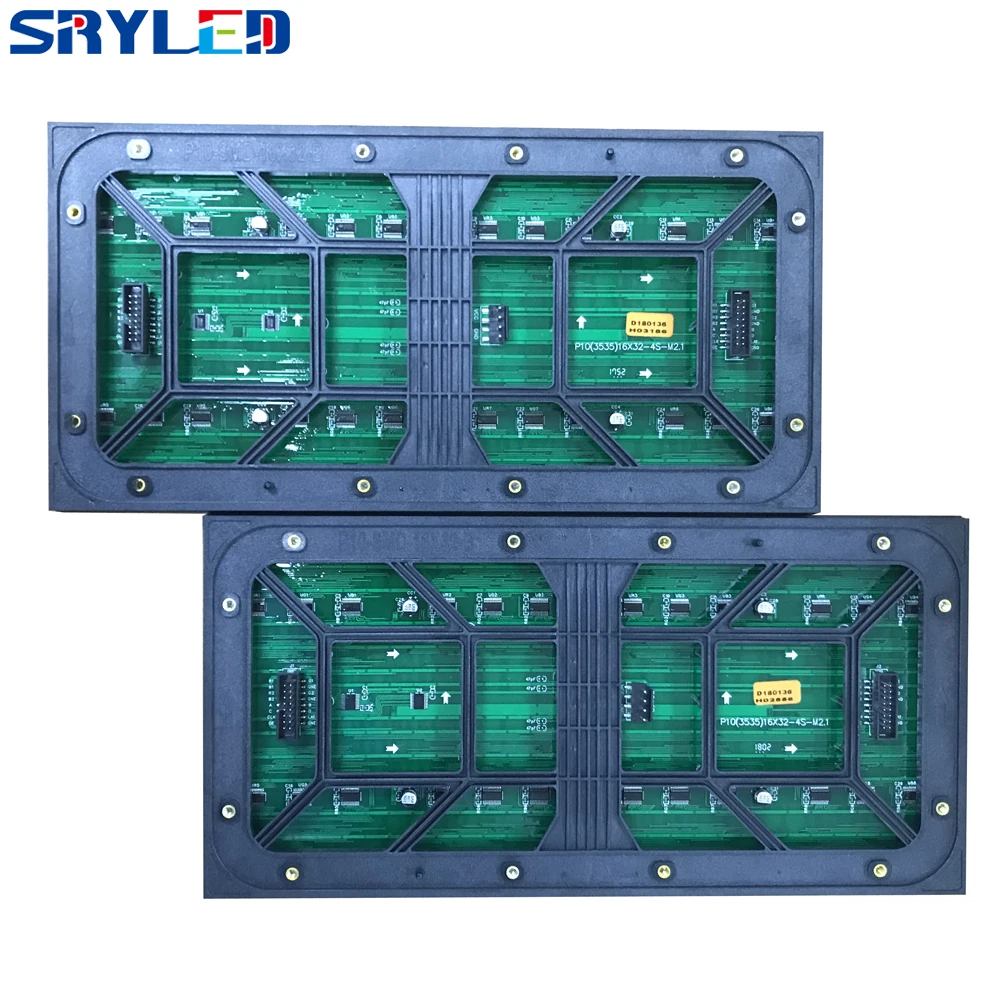 SMD3535 полный Цвет P10 открытый 32x16matrix 1/2 сканирования 320x160mm светодиодный модуль с