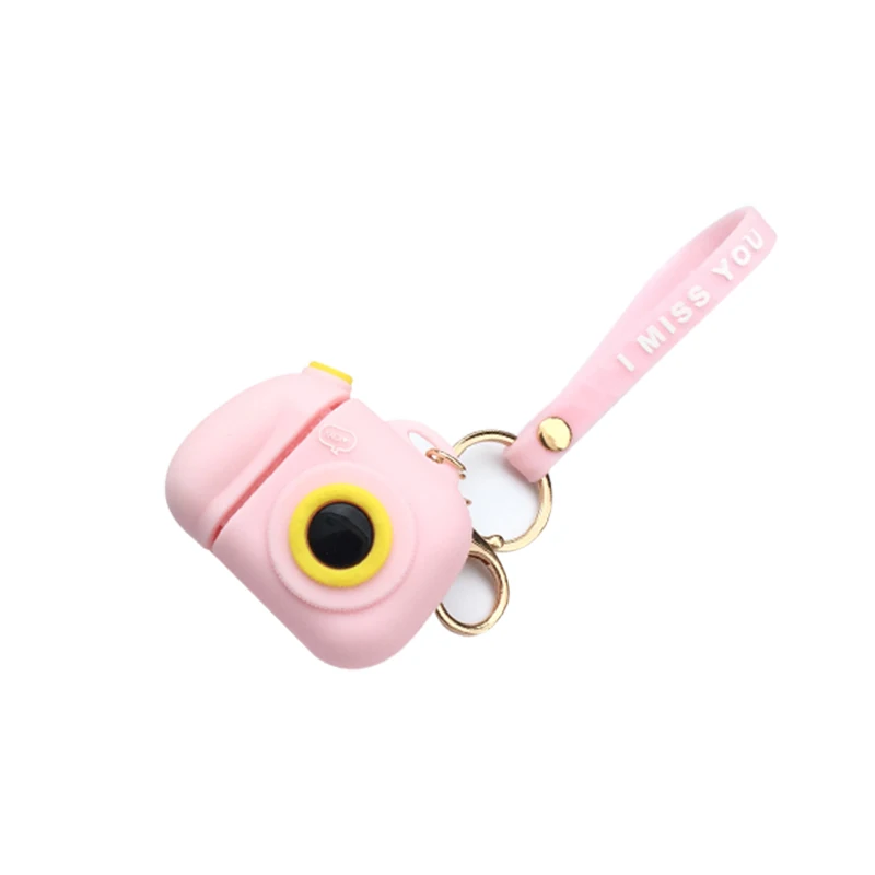 Силиконовый чехол для Apple Airpods, милый чехол, защитная крышка, Bluetooth, Беспроводная зарядка для наушников, чехол, сумки, защита от потери камеры
