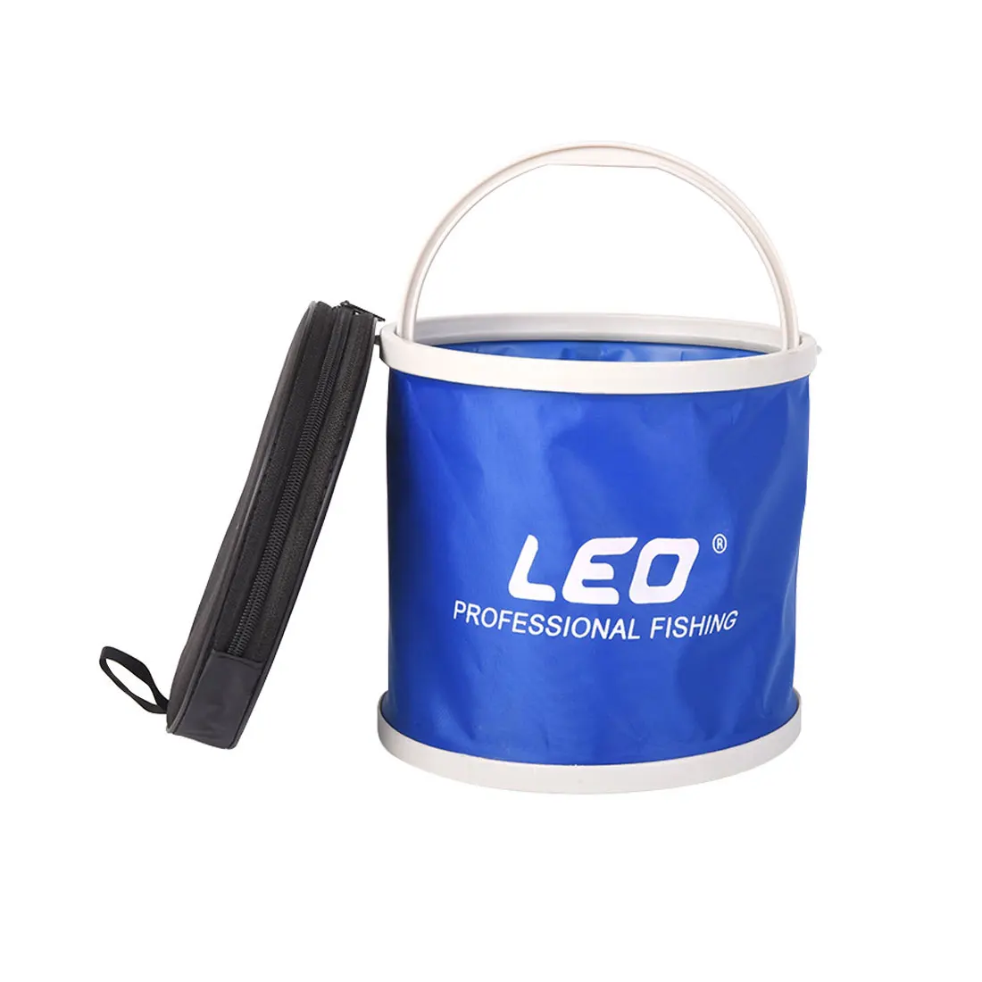 Складное ведро портативное холщовое для отдыха на открытом воздухе походов