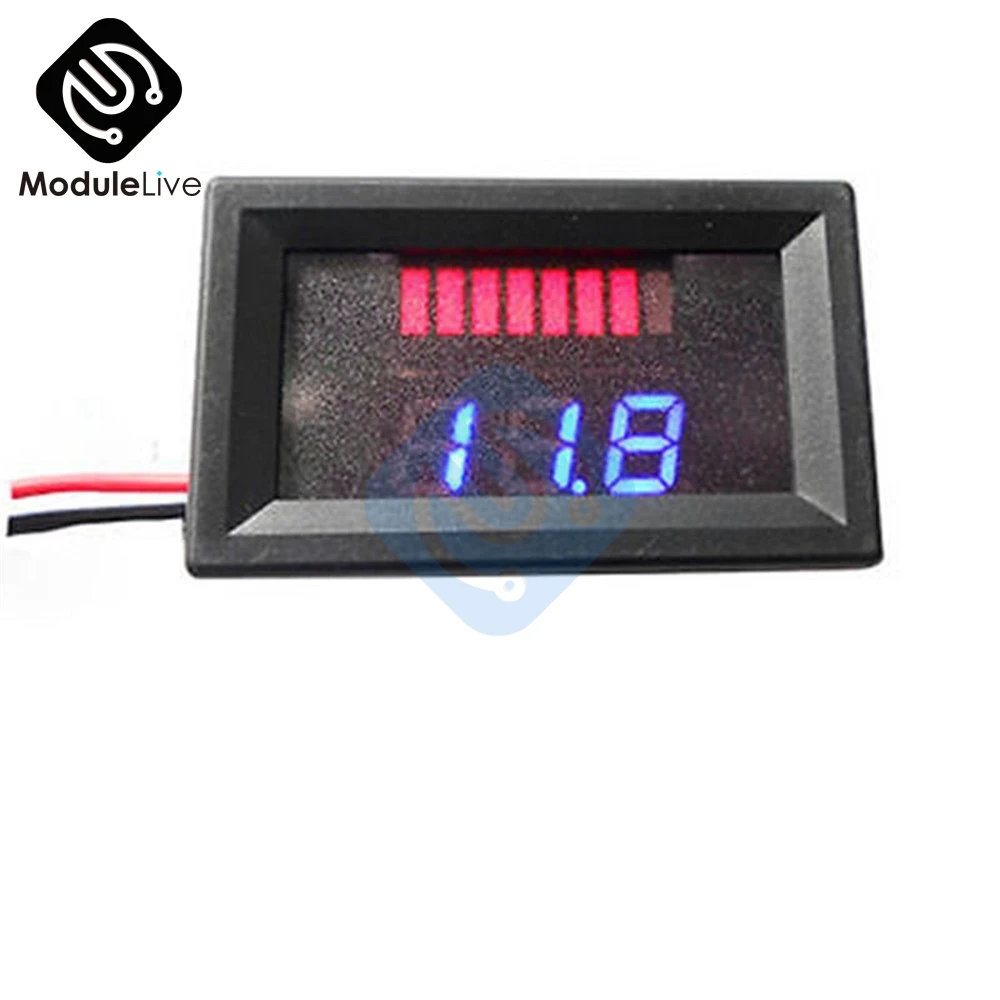 Индикатор уровня заряда свинцово светодиодный кислотных аккумуляторов 12 В|indicator