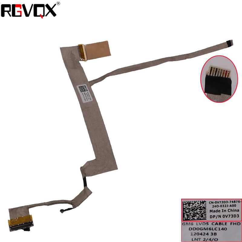 Новый кабель для ноутбука DELL XPS L501 L502 L501X L502X V73D3 HD DD0GM6LC140 ремонтный LCD LVDS|laptop cable|lcd lvds