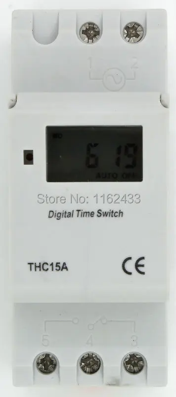 THC15A AC / DC 24V 16A цифровой таймер Еженедельный программируемый электронный 24VAC/24VDC|timer