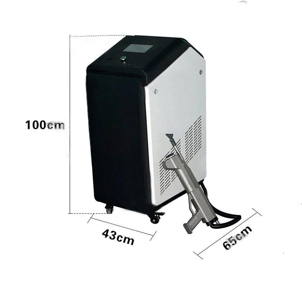 Горячая Распродажа 100 Вт волоконная лазерная машина для очистки металла