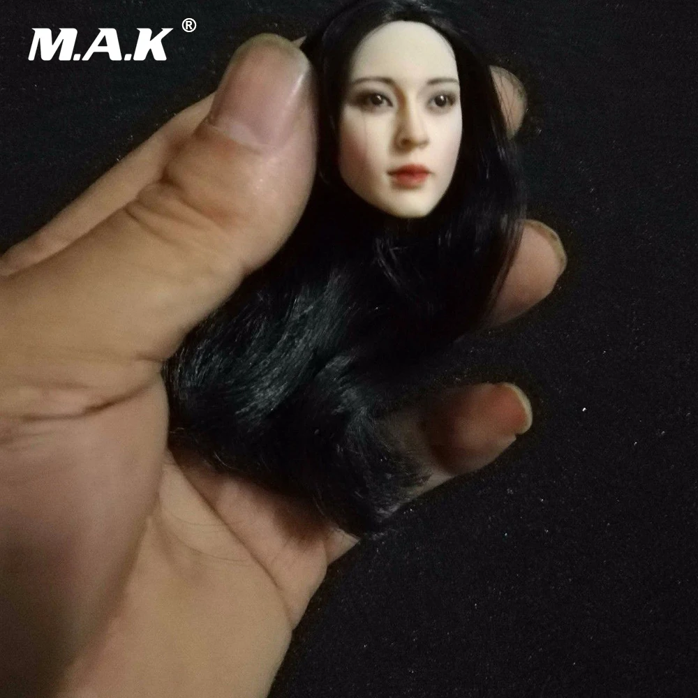 1/6 весы Азии красивый женский манекен головы лепить Ghost Story Ван Zuxian голова резьба