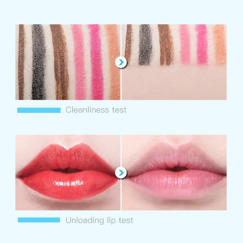 1 шт. натуральный увлажняющий Макияж для удаления воды Нежный глаз губ лица