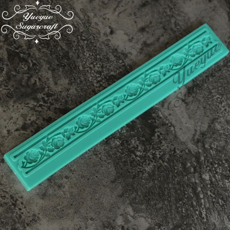 Yueyue Sugarcraft силиконовый кружевной коврик помадка форма для украшения торта инструменты шоколадная форма