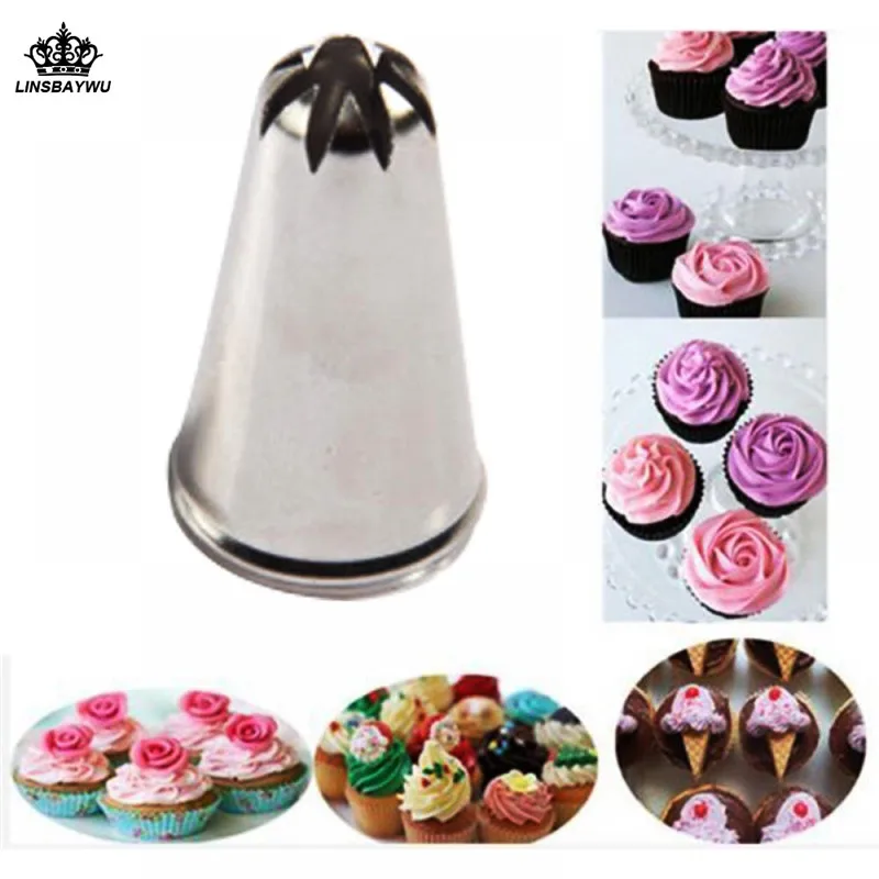 1 шт. креативные Цветочные Кондитерские насадки сделай сам сливки для мороженого