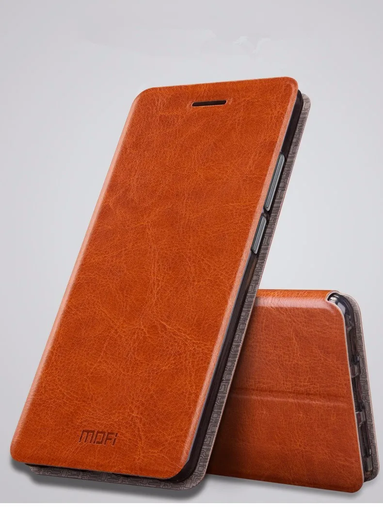 Чехол для Redmi 4x Note 4X оригинальный кожаный чехол-книжка Mofi с подставкой Xiaomi