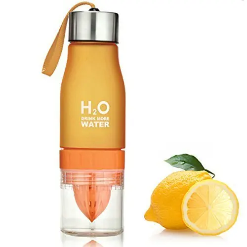 orange Borraccia Фрукты Заварки бутылка для воды 650 мл Тыква en plastique Спорт garrafa Тыква Милые Спортивная бутылка enfant bpa чаш - Цвет: orange