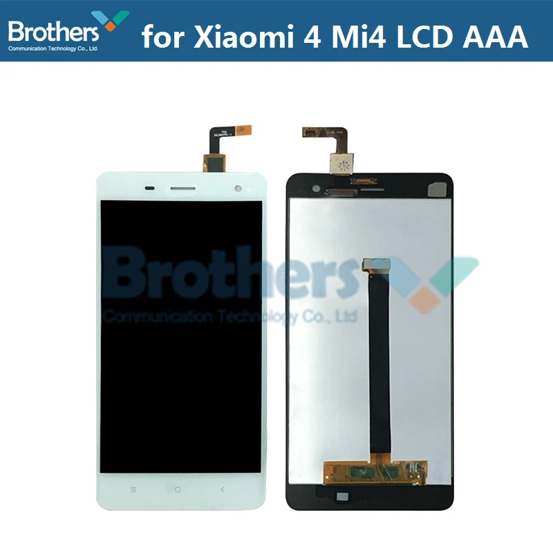 ЖК-экран для Xiao mi 4 сенсорный экран для Xiao mi 4 mi 4 ЖК s дигитайзер сборка телефон запасные части " белый черный