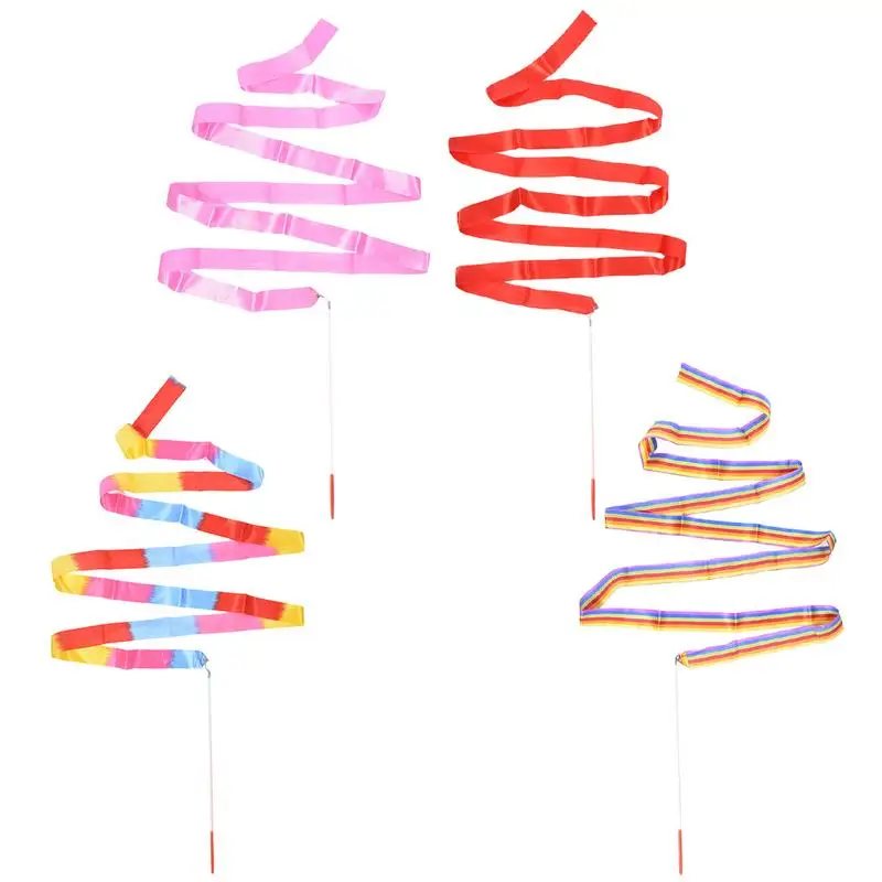 Новый дизайн танцевальная лента гимнастическая штанга для гимнастики искусство