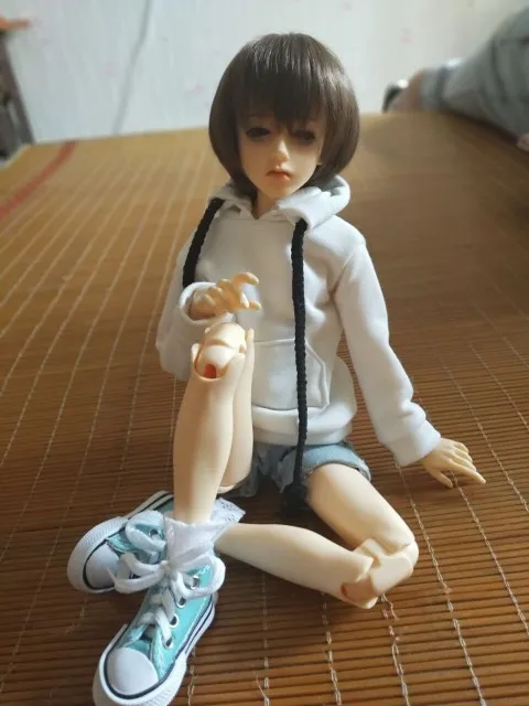 T02-X547 Blyth кукольные одежда 1/3 1/4 bjd 1/6 мягкого плюша; аксессуары для куклы свитер рваные джинсовые шорты 2 шт./компл