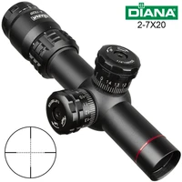 diana 2 7x20 scopes rapid target acquisition hunting riflescopes mil dot optical sight mobile size pocket scope