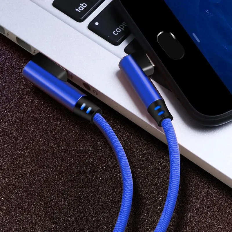 Usb type C 90 градусов быстрая зарядка кабель c для передачи данных зарядное