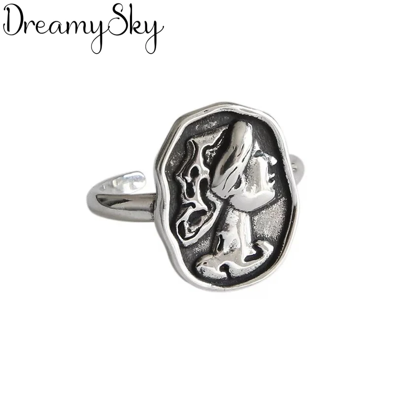 Огромные индивидуальные серебряные кольца для женщин свадебные украшения