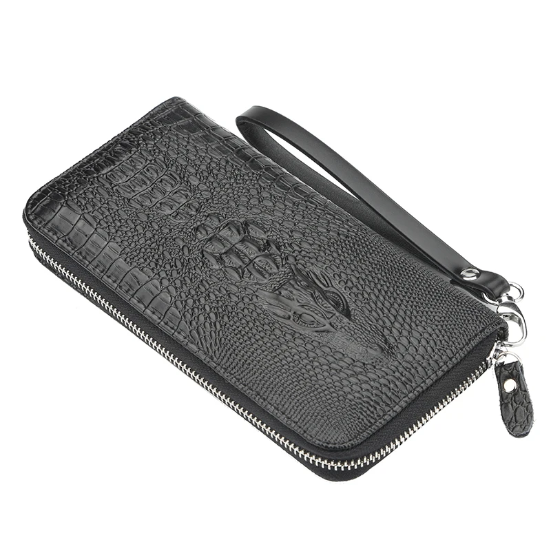 

Tidog Business men holding the purse long wallet