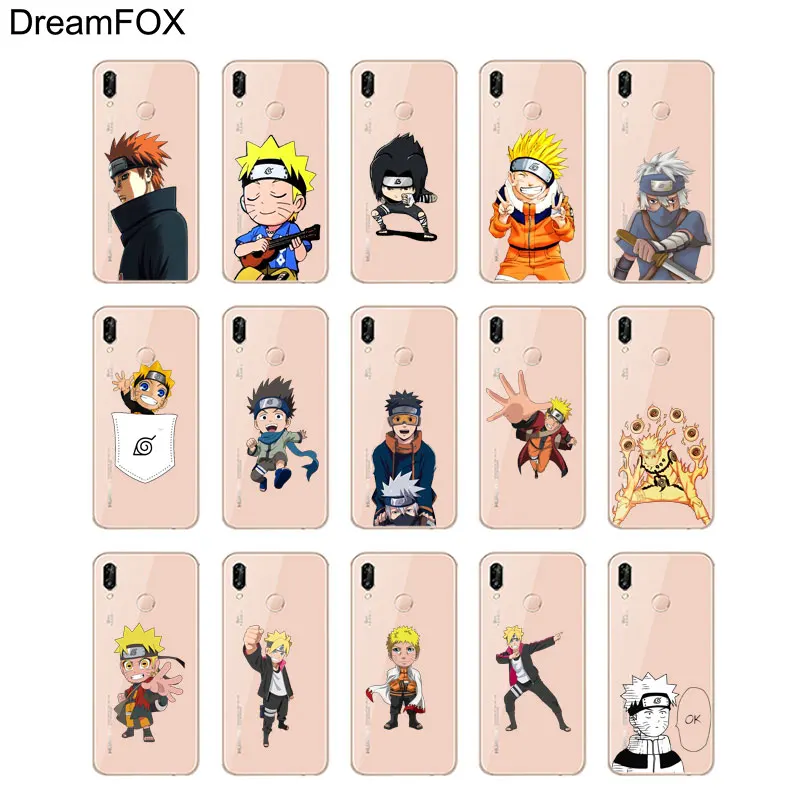 DREAMFOX L597 Naruto Soft TPU Silicone Case Cover For Huawei Honor 6A 6C 7X 9 10 P20 P30 Lite Pro P Smart 2019 |