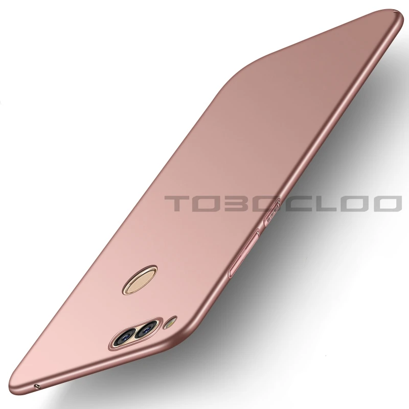 Бренд Tobocloo для huawei Honor 7X 7A 7C 8 9 LITE 10 PRO 6A 6X 6C P, умный чехол, жесткий защитный тонкий чехол из поликарбоната - Цвет: RoseGold