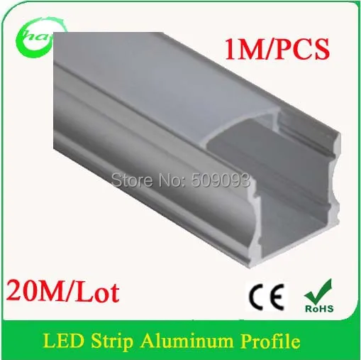 17 5*12 мм 20 м/лот анодированный алюминиевый профиль для светодиодной