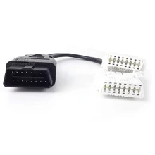 Горячая распродажа! OBD II 2 для Toyota 16 Pin удлинитель Штекерный к