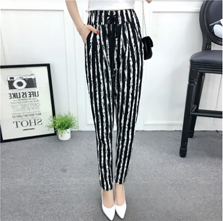 Женские повседневные брюки Flying ROC 2018 облегающие леггинсы с эластичным поясом