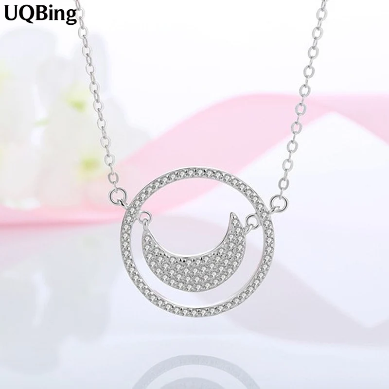 Новое поступление ожерелье из стерлингового серебра 925 пробы стразы хрустальное