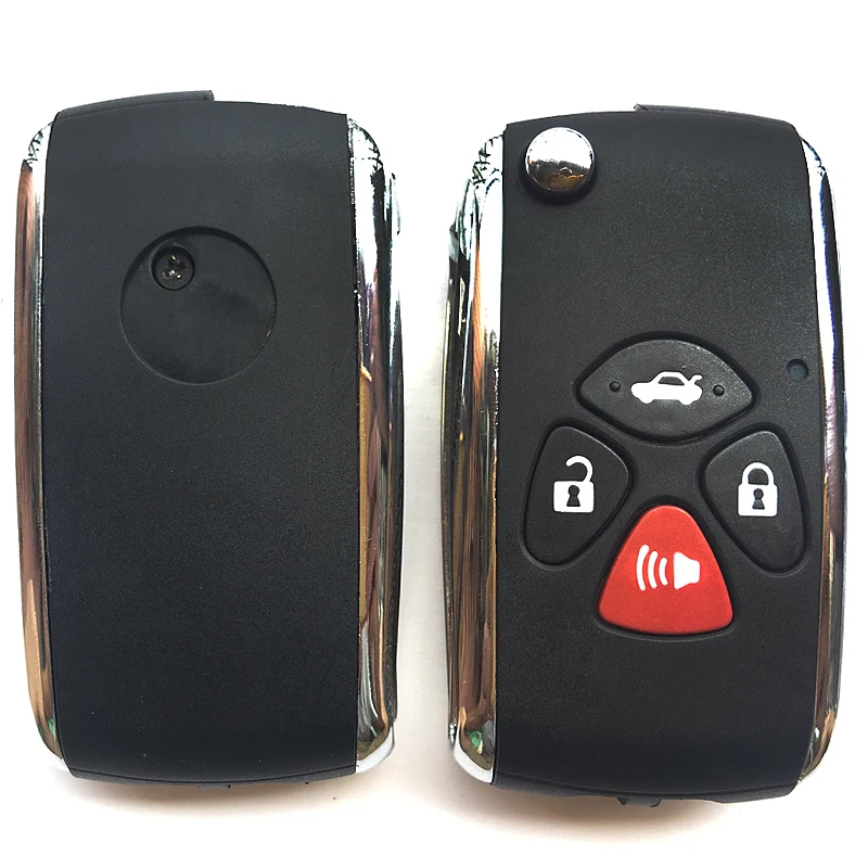 3/4 кнопки автомобильный брелок для TOYOTA Venza Corolla Camry 2008 2007 2009 2010 Matrix RAV4 откидной Складной Дистанционный Ключ заготовка чехол