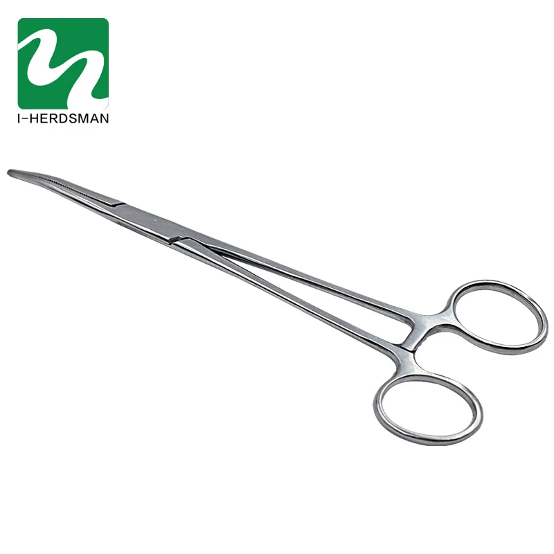 Животноводческая ферма Нержавеющая сталь кровоостанавливающий зажим щипцы Elblow