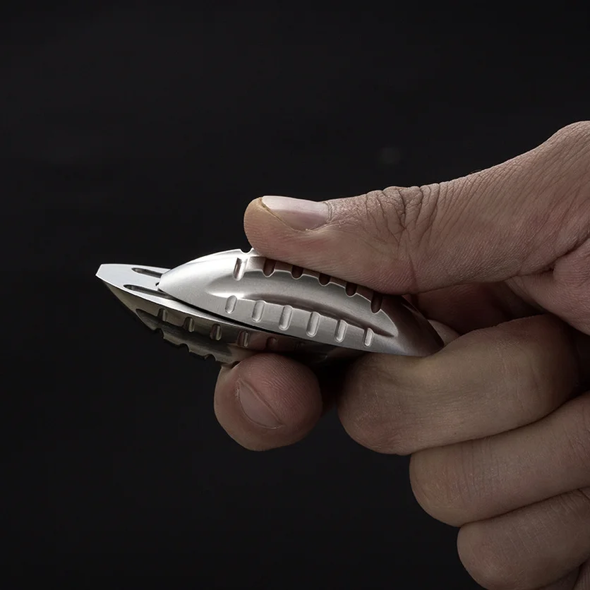 1 шт. творческая личность Металл Непоседа двойной толчок яйцо из нержавеющей