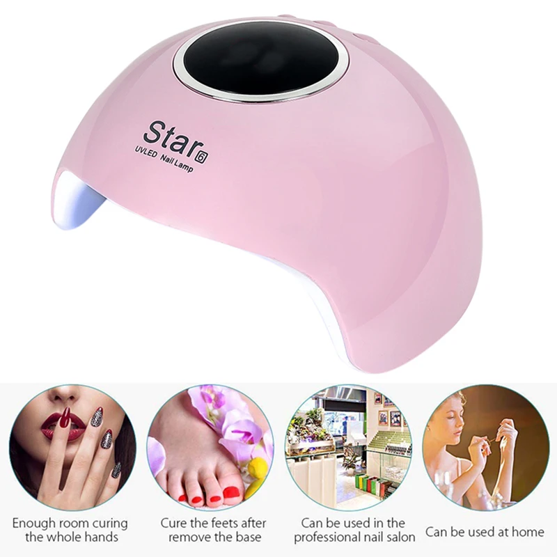 Star6 36 Вт лампа для ногтей 12 Светодиодный s сенсор лак Сушилка отверждение всех УФ