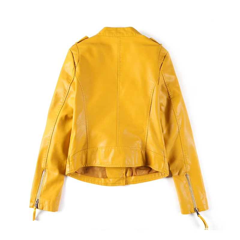 Vodiu пальто из искусственной кожи женская кожаная куртка бомбер одноцветные