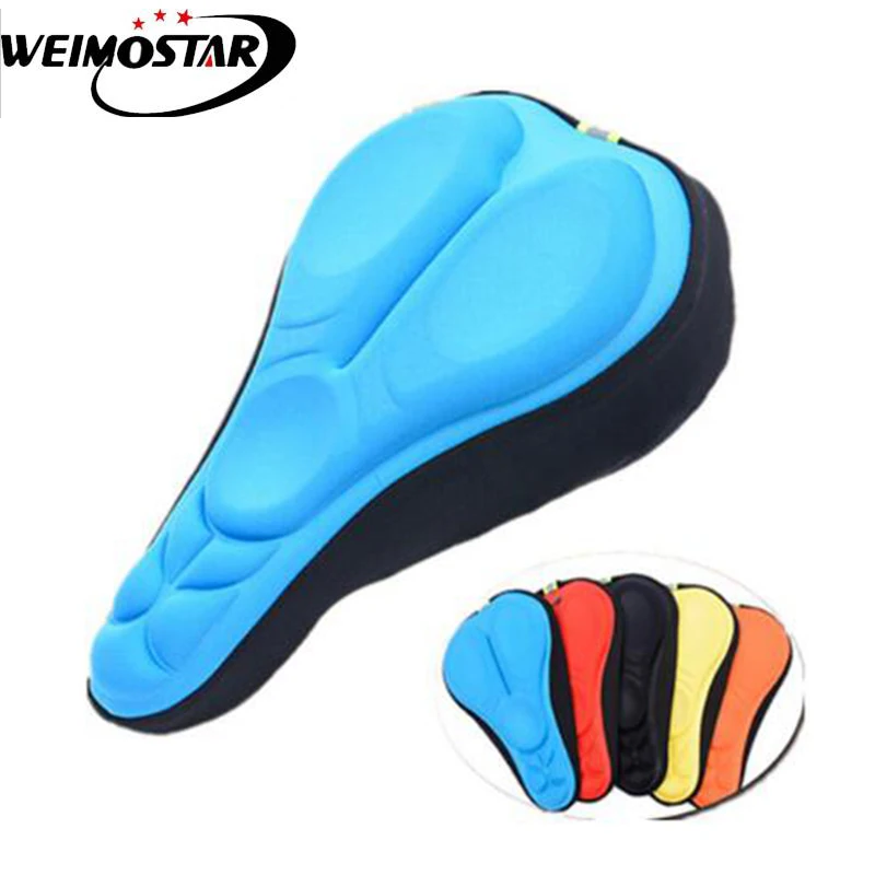 Weimostar 3D мягкое велосипедное седло велосипедный коврик толстая губка MTB крышка