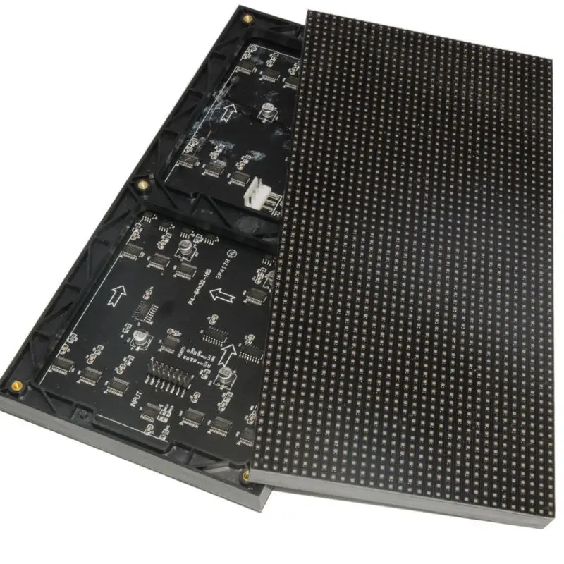 SMD RGB полный Цвет P4 светодиодный Дисплей модуль с высоким разрешением Крытый 128*128 мм 32*32 пикселей 1/16 сканирования настенный видеоэкран