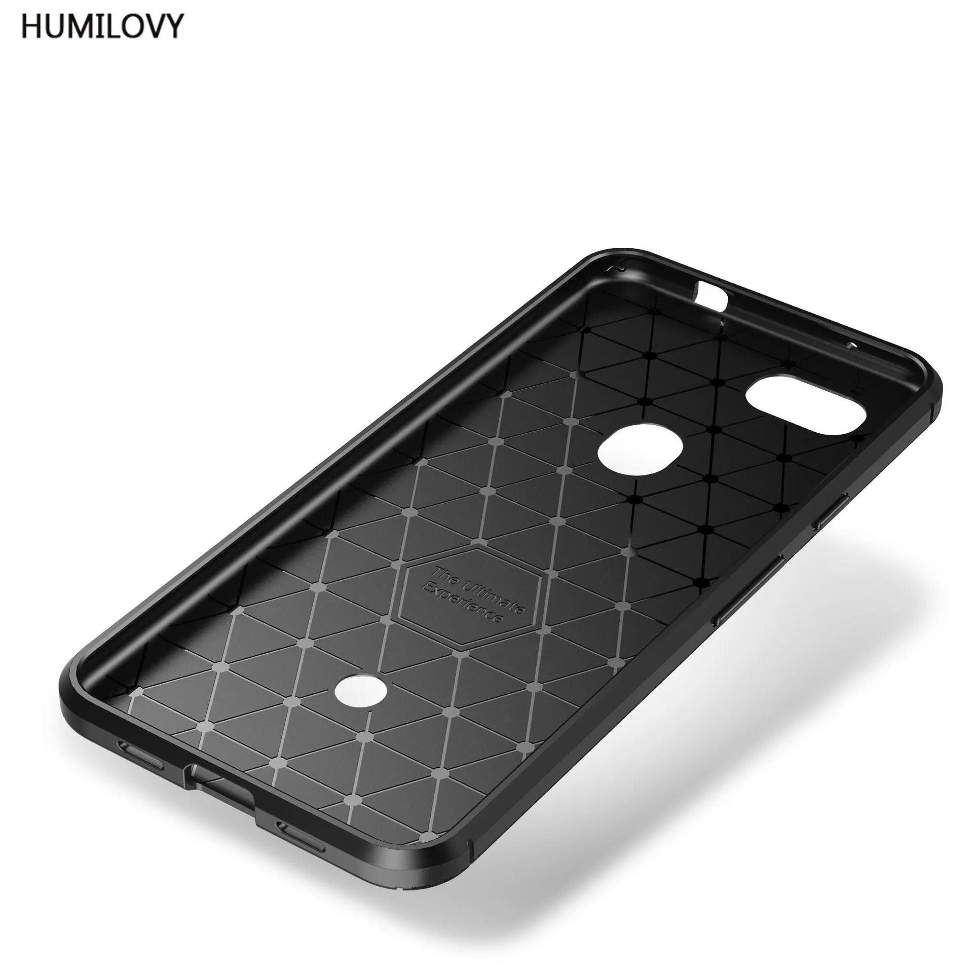 Для Google Pixel 3a чехол для из углеродного волокна Текстура Ударопрочный Мягкий ТПУ