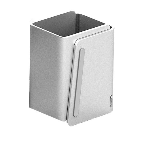 Silver Xiaomi Youpin ручка контейнер настольная подставка для ручек для хранения алюминиевый сплав щетка горшок карандаш ваза щетка бочка держатели офис - Цвет: Silver