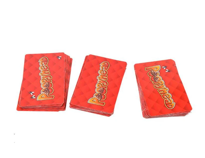 Poopyhead карточная игра Новинка Poop вечерние настольные игры для детей-где номер 2 всегда выиграет