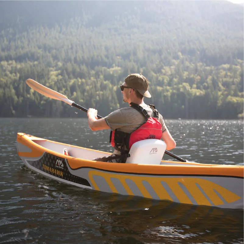 Luxury Tomahawk single double canoe kayaking high-end inflatable boat imported drawing material shipping speed delivery | Спорт и