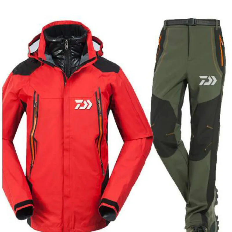 2019 бренд Daiwa комплекты одежды для рыбалки Мужские дышащие набор спортивной