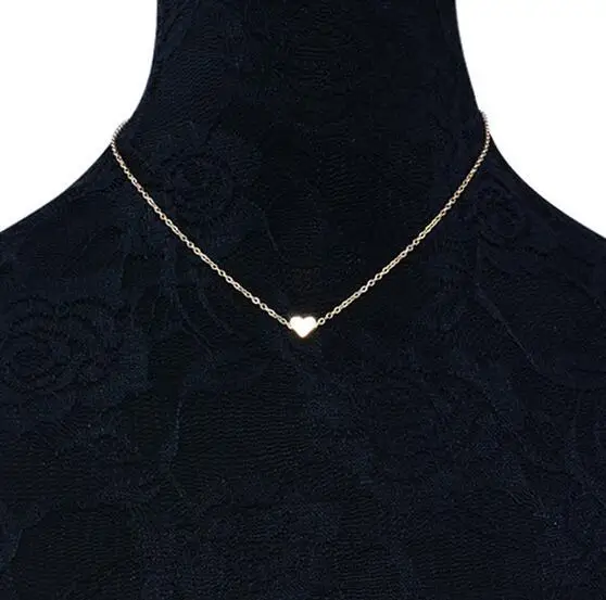 Na811 модное богемное простое и элегантное милое Персиковое сердце любовь цепочка