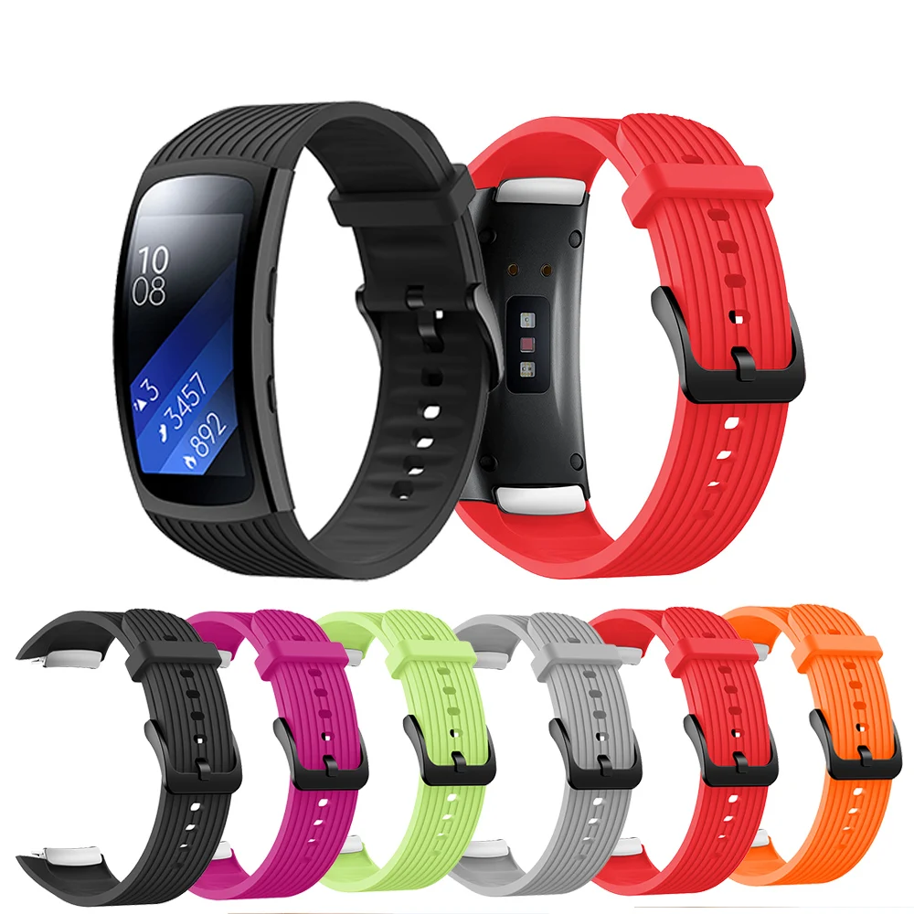Сменный ремешок для наручных часов браслет для samsung gear Fit 2 Pro ремешок спортивный силиконовый ремешок для samsung Fit 2 Strap ремешок