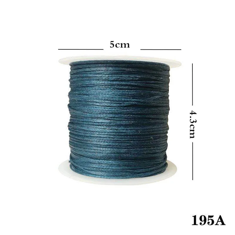 150D wax thread 50 meters Leather decorative sewing thread DIY Handmade Flat Wax Line Silicon wax wire Leather splicing
