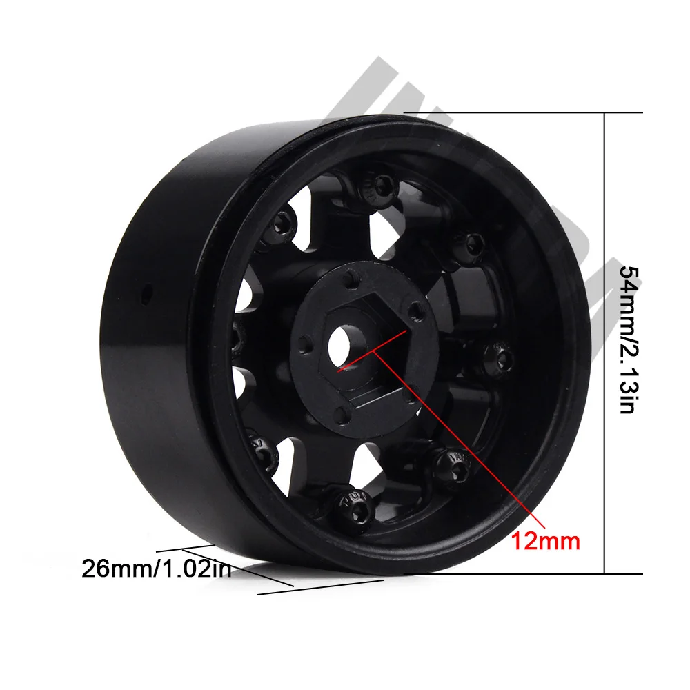 Колесный обод для радиоуправляемого гусеничного трактора Traxxas TRX4 Axial SCX10 AXI03007 D90 1 9