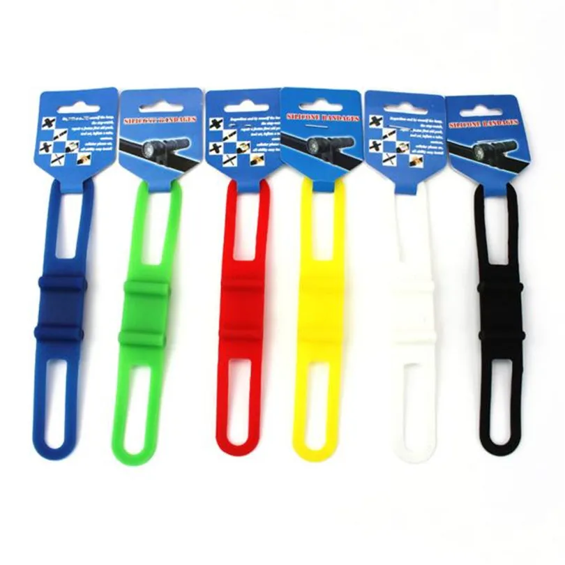 Универсальный Маяк силиконовые бретели Силиконовые Аксессуары для велосипеда
