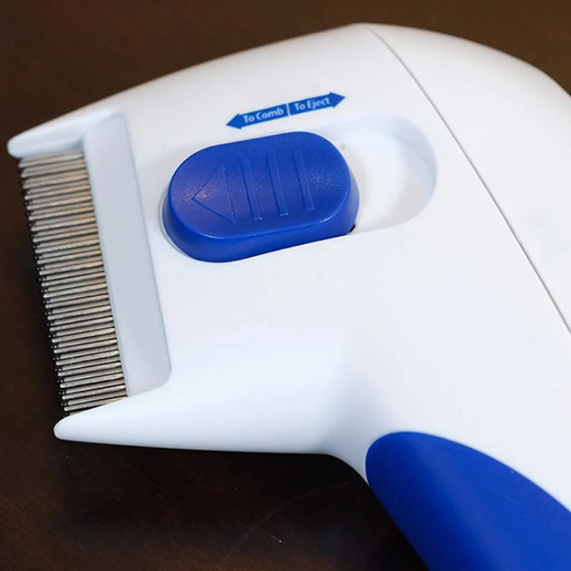 Pet fla Lice скребок для расчески электрическая собака средство от блох щетка анти блох собака Электронная вшей расческа для кошек товары для животных, собак