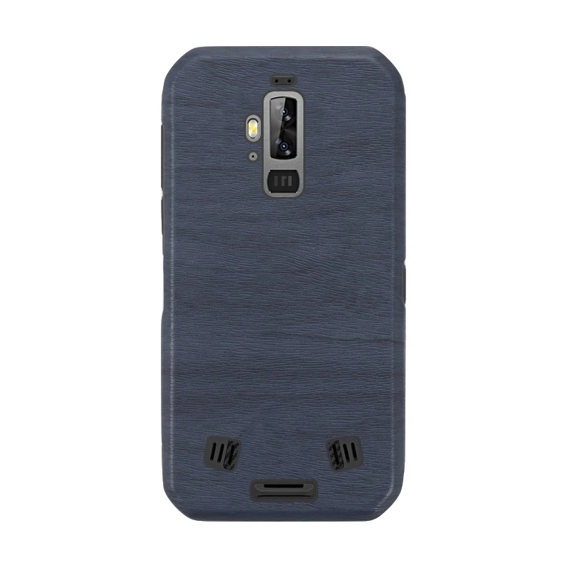 Wood grain PU Leather Phone Case For Blackview BV9700 Pro Soft Silicone Gel Back Shell |