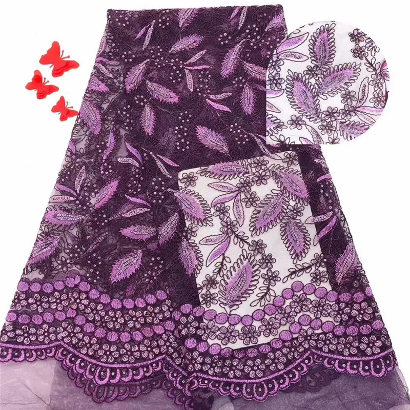

2019 Latest African Lace Fabric 2019 High Quality Lace French Lace Fabric with Sequin Lace Fabric Gold Color