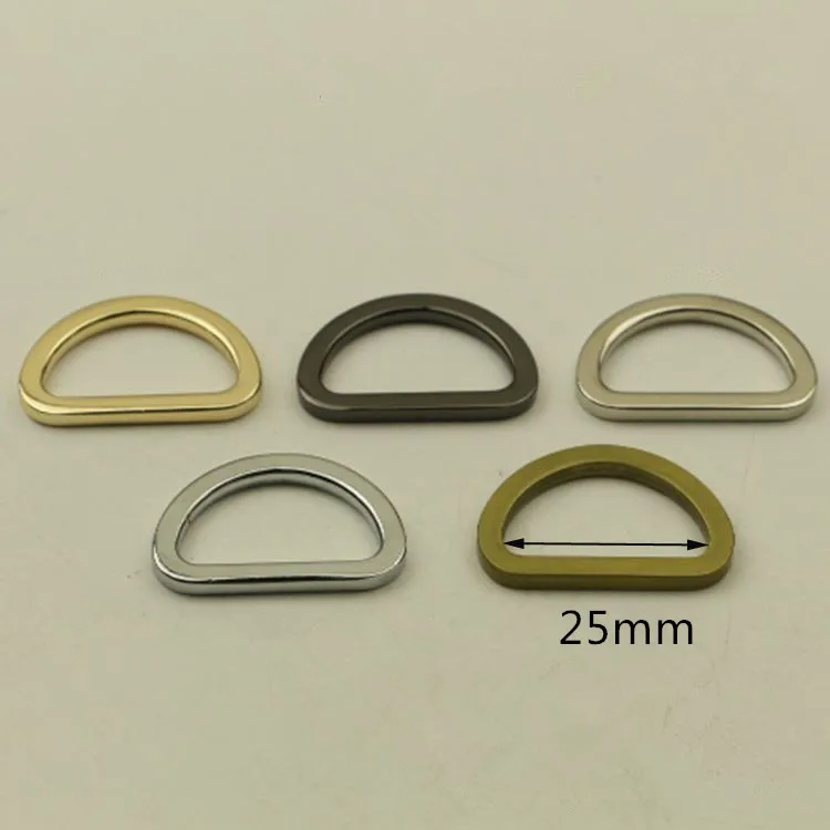 5pcs metal D ring hook buckle for handbag luggage shoes hardware accessory DIY bag garment webbing clsap hanger | Дом и сад