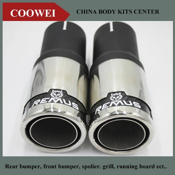 1 пара автомобильный глушитель из нержавеющей стали 63 мм|muffler exhaust systems|exhaust stainless