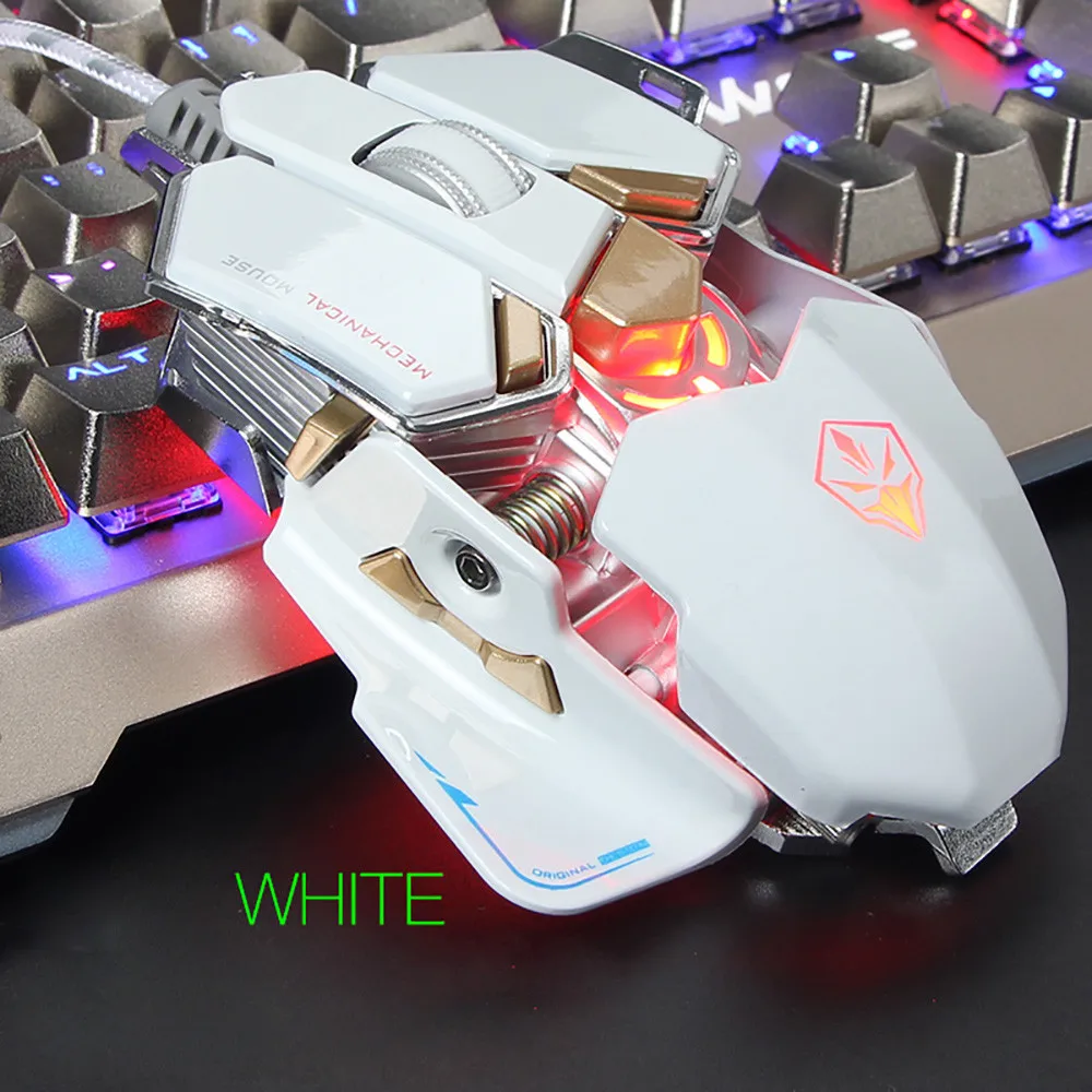 LUOM G10 4000 dpi Регулируемая игровая мышь, USB оптическая профессиональная геймерская мышь для офисного использования, компьютерная геймерская мышь Souris N