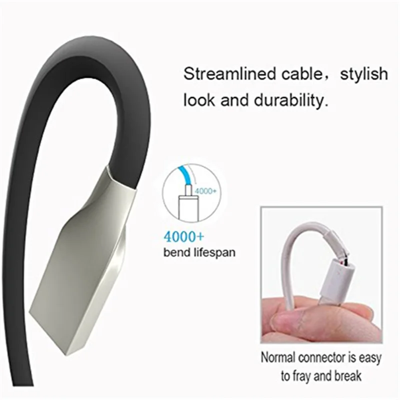 Цинковый кабель Micro USB для Samsung s7 s6 S8 S9 мини зарядное устройство Xiaomi mi4 Huawei планшета